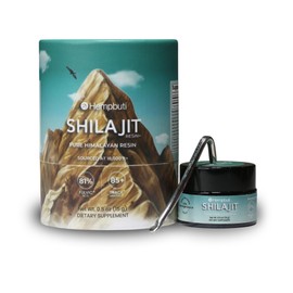 Hempbuti Shilajit Resin+ | 100% Pure Himalayan Shilajit | 81% Fulvic Acid & 85+ Trace Minerals | Supports Energy, Stamina, Vitality, Strength, Cognitive Performance & Immunity – 15g (150 Servings)