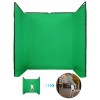 13.12*7.87ft Photography Backdrop Stand Kit with Green Cloth For Photo