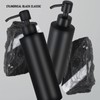 Matte Black Countertop Soap Dispenser, 11.8 oz Lotion Dispenser with