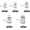 YFFSFDC Rivet Nuts Aluminum Blind Nuts Thread Rivet Nuts 100pcs