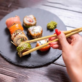 8 Pcs Bamboo Tongs for Toaster, Wooden Toaster Tongs, 7 Inches Mini Wood Cooking Tongs, Reusable Bamboo Toast Tongs, Anti-slip Bamboo Serving Tongs for Salad Toast Bread Fruits Pickles BBQ