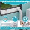 Chiligent Dryer Vent Window Kit, Adjustable Window Vent Kit with