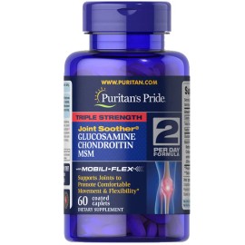 Puritan's Pride Triple Strength 1500mg Glucosamine Chondroitin & MSM 60 USA