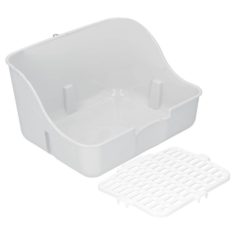 Small Animals Pet Cage Litter Box Toilet Tray Pan ABS
