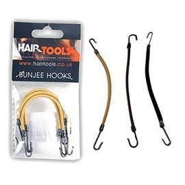 Hair Tools Bunjee Hooks Pack of 4 - Black