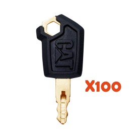 WAHLINPARTS 100 Cat Keys For CAT Caterpillar Heavy Equipment Ignition Key 5P8500 Key