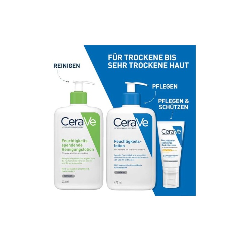 Cerave Moisturising Lotion For Dry Very Skin 473ml 16oz