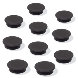 SIGEL MU196 Magnets for Whiteboard, Magnetic Board, Fridge Magnets, Black, Diameter 25 mm, Pack of 10
