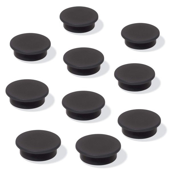 SIGEL MU196 Magnets for Whiteboard, Magnetic Board, Fridge Magnets, Black,