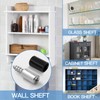 Jamiikury 12pcs Screw in Shelf Pins with Anti-Slip Black Sleeve,