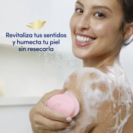 Dove Jabón en Barra Revigorizante Granada y Verbena, para una piel suave y fresca, con 1/4 de crema humectante 4 x 90 g