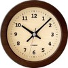 KATOMOKU Dual use clock 7 km-132BRRC Brown Radio Clock Continuous