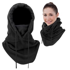 Palwin Balaclava, Balaclava, Winter Face Mask, Balaclava, Ski Mask, Windproof Ski Mask, Motorcycle Mask, Bicycle Mask for Cycling, Skiing, Winter, Warming for Skiing, Unisex, Women, Men, Black, /