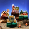 6 Pieces Happy Camping Honeycomb Centerpieces Camping Adventure Bears Sign