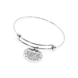 JKCE Designs 23rd Psalm Charm Bracelet, Psalm 23 4, Christian Jewelry, Faith Gift, Christian