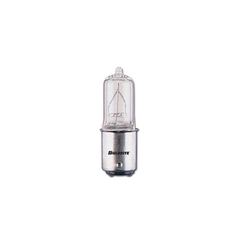 Bulbrite Q50CL/DC120-Volt Halogen JD Type DC Base Bulb, 50-Watt, 50w