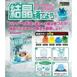 Slightly laboratory box for cultivating crystals.