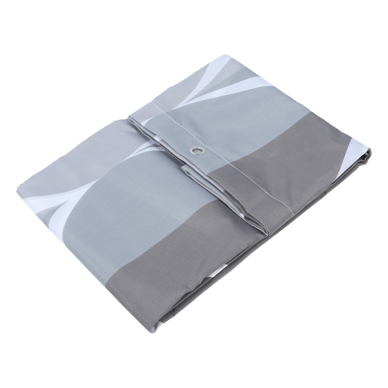 Waterproof Fabric Shower Curtain Liner Rust Resistant Grommets Machine Washable