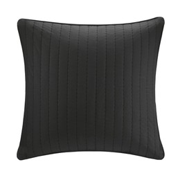 Tinta + Ivy Camila Acolchado Euro Sham Negro Euro Sham