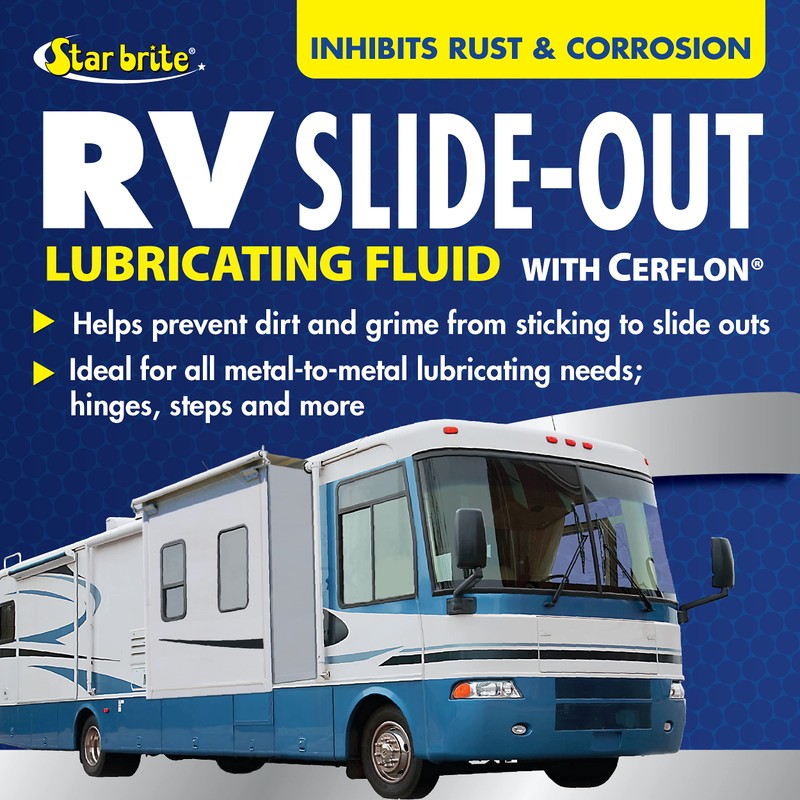 STAR BRITE RV Slide-Out Lubricating Fluid with Cerflon - Ultra-Slick,