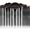 SHANY Studio Quality Natural Cosmetic Brush Set with Leather Pouch,