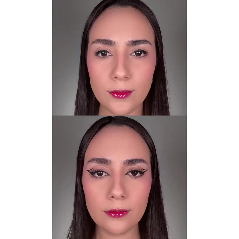 Ultra Fine Eyeliner Delineador Ojos Larga Duración Pink Up