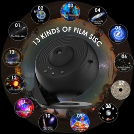 Planetarium Projector for Bedroom, Star Galaxy Light Projector with Nebula Milky Way, LED Space Galaxy Night Light for Ceiling with Timer for Adults Kids Teens, Home Theater