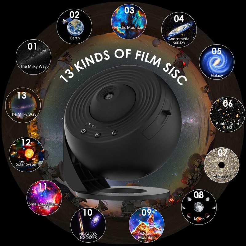 Planetarium Projector for Bedroom, Star Galaxy Light Projector with Nebula