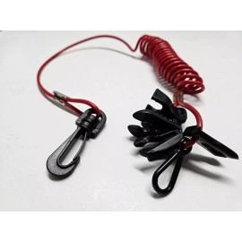 Allen New Boat Lanyard Kill Stop Switch Fits OMC Evinrude Johnson Honda Yamaha Mercury