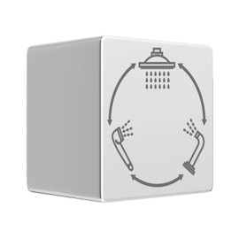 SR SUN RISE 3 Function Knob, Polished Chrome