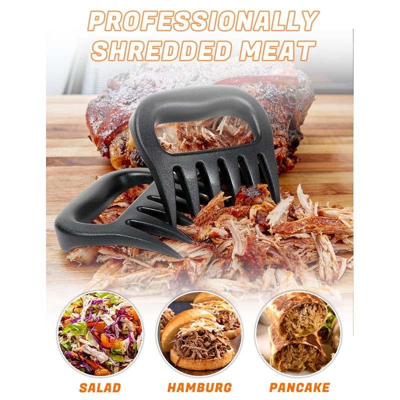 Meat Shredder Claws, Pulled Pork Claws Tool, BBQ Grilling Gifts