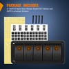 Nilight 6 Gang Rocker Switch Panel with Orange LED Light