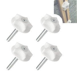 zalati Headboard Bolts 4pcs Headboard Fixings Headboard Bolts Fittings Simple Installation and Firm Fixation for Divan Bed - M8