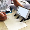 Tabla de dibujo con espejo óptico, tablero de acrílico para