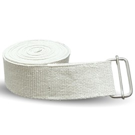 Yoga Flexible Stretching Strap Belt Natural Cotton