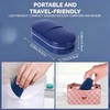 2 in 1 Pill Cutter Detachable Nonslip V-Shaped Pad Compact