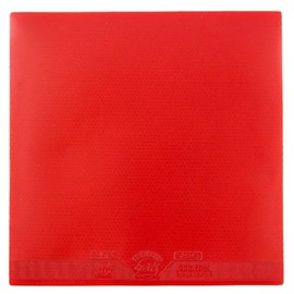 Ppbigu 729 Cross Red/Black Table Tennis Rubber 2.2mm Sponge, Tacky Pimples-in Ping Pong Training Rubber with ITTF Approved, Ping Pong Accessories Paddle Replacement Rubber (Red-44)
