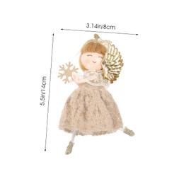 MAGICLULU Lace Angel Doll Pendant Tree Hanging Ornament for Room Decor Cute Decorative Hanging Doll for Birthday Party and Holiday Celebration Accessory