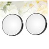 PACKOVE 2PCS Magnifying Glass Mirror Small Round Compact Makeup Mirror
