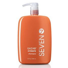 SEVEN Champú Hidratante Gazar Para El Cuidado Del Cabello, Para Mujeres Y Hombres, Sin Sulfatos Ni Parabenos, Libre De Crueldad Animal, Con Provitamina B5, Caña De Azúcar Y Flor De Cactus Hidratante P