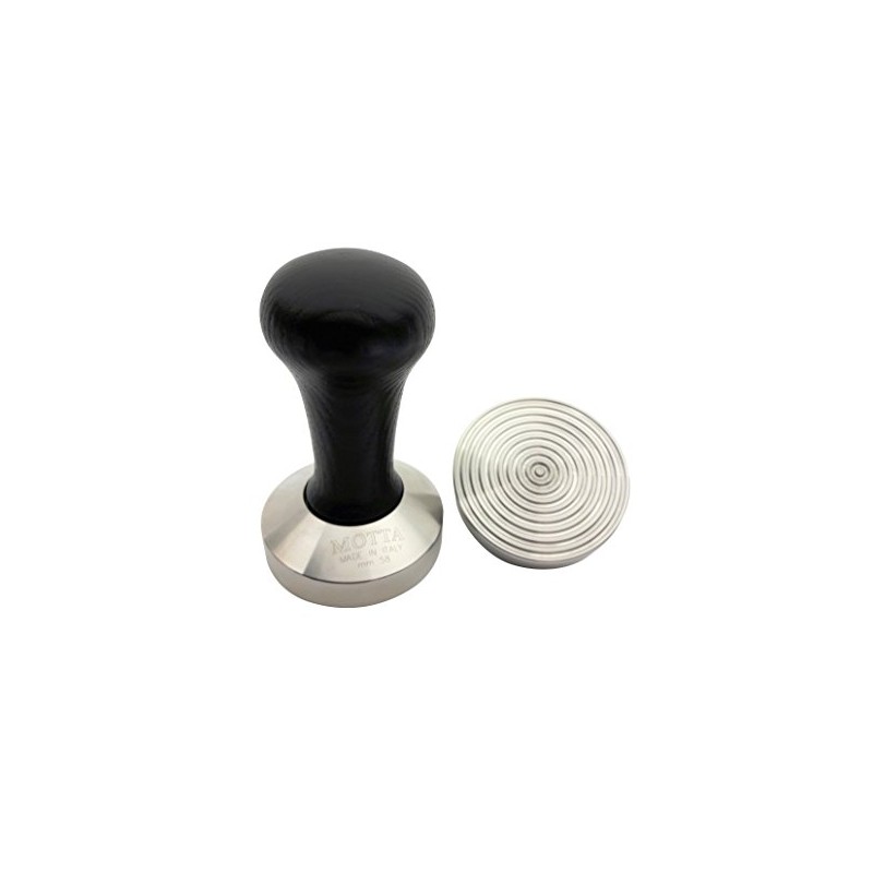 Motta MO-08500/B0 Professional Coffee Tamper with 58mm Wave Base, Black