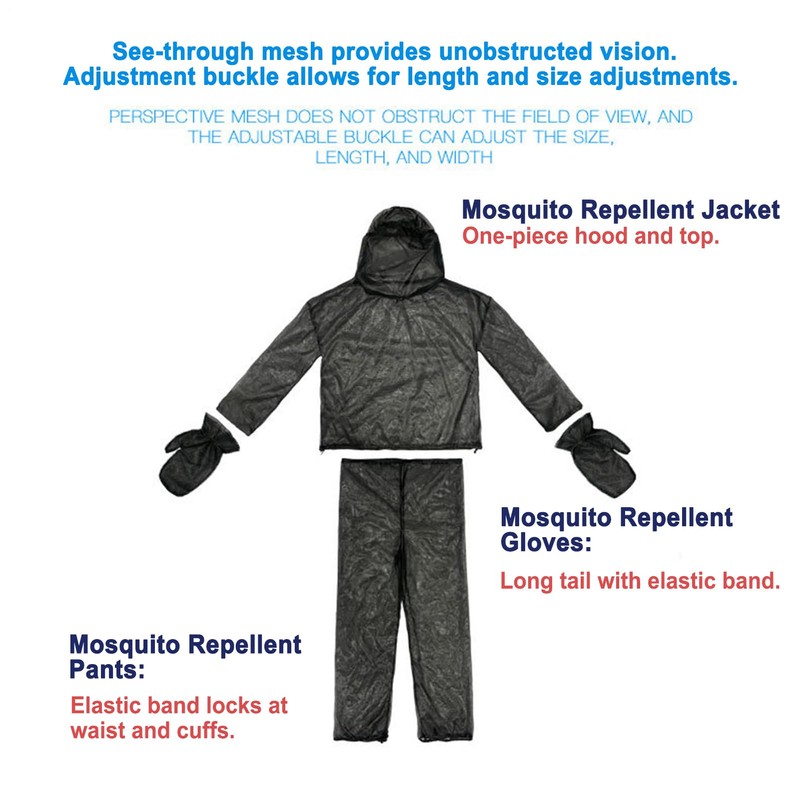 Fly Suit | Summer Fly Net Jacket Pants Clothing,Summer Breathable
