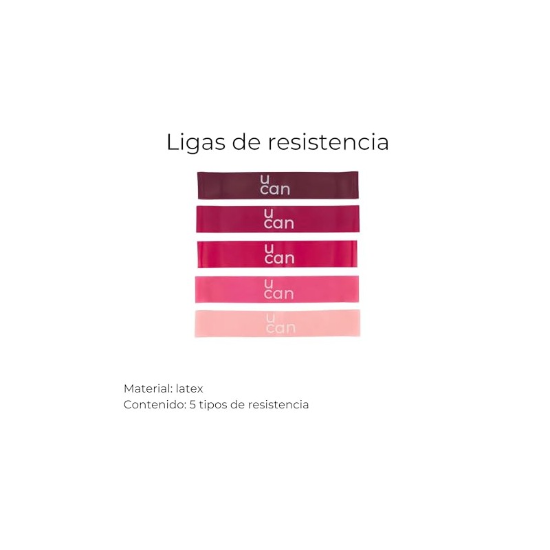U can - Ligas Banda de Resistencia de Latex para