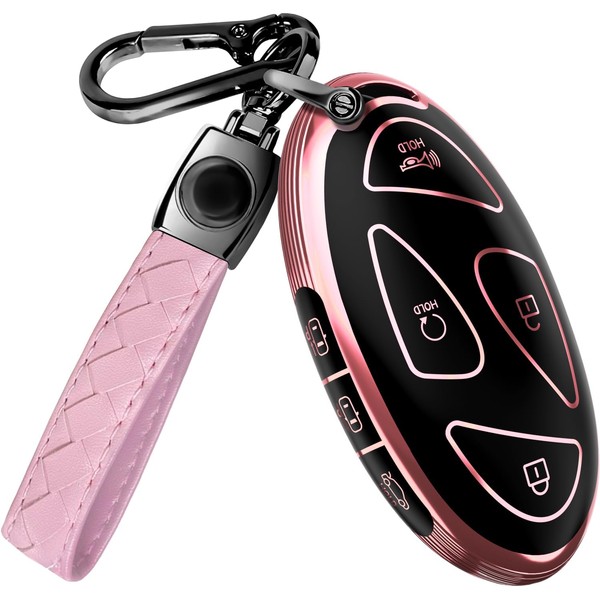 Lucrum Compatible with Hyundai IONIQ 6 Key Fob Cover &
