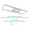 Luxrite New Construction Rough-in Bracket Mounting Plate, 2-3-3.75-4-5-6 Inch Recessed