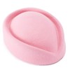 Lawliet Wool Stewardess Air Hostesses Pillbox Hat Millinery Teardrop Fascinator