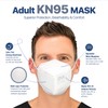 AccuMed 20-Pack KN95 Face Mask, Disposable Particulate KN95 Mask Made