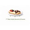1ABOVE 50 Pack Extra Strong White Disposable Bagasse Plates, 100%