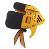 Shooting Tabs Golden Gold and Black Leather Archery Finger Guard