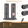 SIMPLETASTE Electric Salt and Pepper Grinder Set, One-Handed, Battery Powered,
